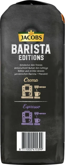 JACOBS Kaffeebohnen Barista Editions Crema Intense 2 X 1kg Ganze Bohnen + 1 Aluminiumdose Im Barista Design 16 JACOBS Kaffeebohnen Barista Editions Crema Intense 2 X 1kg Ganze Bohnen + 1 Aluminiumdose Im Barista Design -Kaffeegenuss Verkaufsgeschäft 028a4712a2d5085cf4d9df4a7c17d6cf
