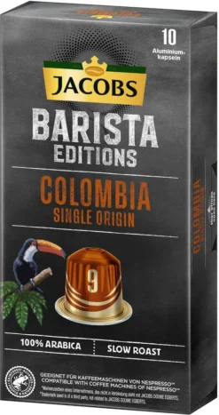 JACOBS Kapseln Barista Editions Colombia Origin 9 10 X 10 Nespresso®* Kompatibel -Kaffeegenuss Verkaufsgeschäft 0340e85ce02ca01e0564e38a5d963e18