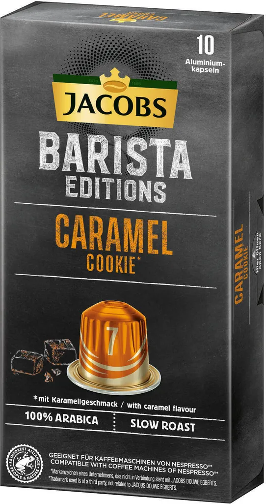 JACOBS Kapseln Barista Editions Caramel Cookie 7 10x10 Nespresso®* Kompatibel 4 JACOBS Kapseln Barista Editions Caramel Cookie 7 10x10 Nespresso®* Kompatibel – Bild 4