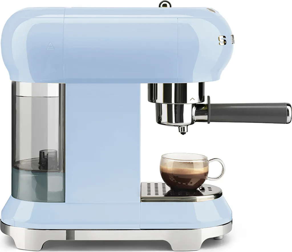 SMEG Espresso Kaffeemaschine Pastell Blau ECF01PBE 5 SMEG Espresso Kaffeemaschine Pastell Blau ECF01PBE – Bild 5