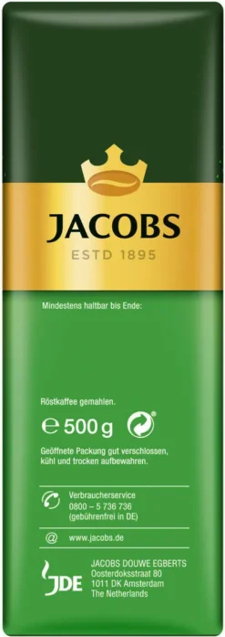 JACOBS Filterkaffee Auslese Klassisch 6 X 500g Kaffee Gemahlen Pulverkaffee + 1 Becher + 1 Dose -Kaffeegenuss Verkaufsgeschäft 0691f5eb13128331ac25489d3bc3baf3