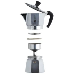 Bialetti Moka Express - 3 Tassen Espressokocher -Kaffeegenuss Verkaufsgeschäft 06c409c80f617dbe7b441382f674f251
