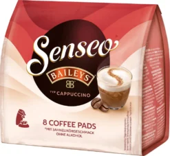 SENSEO Cappuccino Baileys Pads Sahnelikörgeschmack 10er Pack - 10 X 8 Getränke -Kaffeegenuss Verkaufsgeschäft 06c701d83e6857c37043f51b47847e62