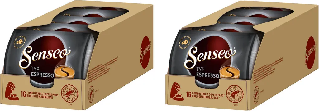 SENSEO Pads Typ Espresso Senseopads 160 Getränke Kaffeepads 1 SENSEO Pads Typ Espresso Senseopads 160 Getränke Kaffeepads