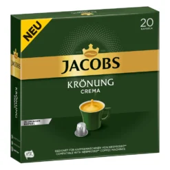 JACOBS Kapseln Krönung Crema 200 Nespresso®* Kompatible Kaffeekapseln 10x20 -Kaffeegenuss Verkaufsgeschäft 0bdcd61f1ac621724d2abea118d8815f