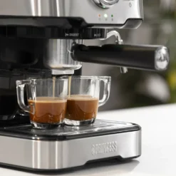 Princess 2 Tassen Espresso- & Kapselmaschine Mit Milchaufschäumer -Kaffeegenuss Verkaufsgeschäft 0c843bef4a29d5427673cec4b98dd8f7