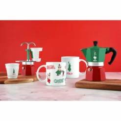 Bialetti - Moka Express Collection Italia (Tricolour), 3-Tassen-Kaffeemaschine, Aluminium -Kaffeegenuss Verkaufsgeschäft 0d10107c83031772cb6f00b03ad4aa62