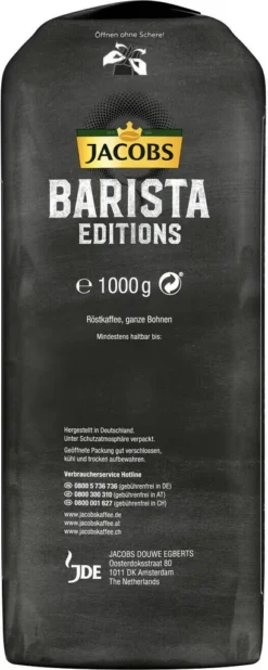 JACOBS Kaffeebohnen Barista Editions Crema 2x1 Kg Ganze Kaffee Bohnen Geröstet -Kaffeegenuss Verkaufsgeschäft 0d63e5e70b92352acebac272499903e4 2