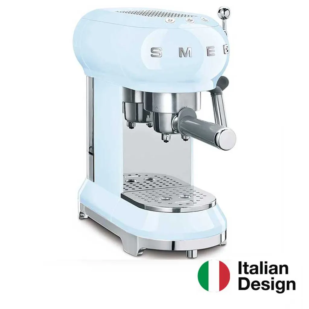 SMEG Espresso Kaffeemaschine Pastell Blau ECF01PBE 9 SMEG Espresso Kaffeemaschine Pastell Blau ECF01PBE – Bild 9