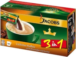 Jacobs Classic 3in1 Sticks | Löslicher Kaffee | 10 Portionen 22 Jacobs Classic 3in1 Sticks | Löslicher Kaffee | 10 Portionen -Kaffeegenuss Verkaufsgeschäft 0f4e5bf55b456fcc43734305c682646f