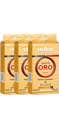 Lavazza Qualita Oro 3 X 250g Gemahlen