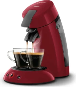 Philips Senseo Kaffeepadmaschine HD 6553/80 Original, Farbe Rot -Kaffeegenuss Verkaufsgeschäft 0fdbd860eb733cb1b947ea3abe38585a