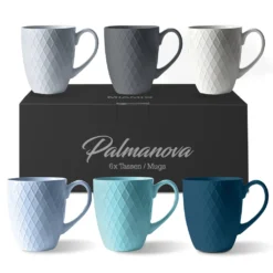 MIAMIO - 6 Er Set Kaffeetassen Palmanova Collection - Ocean -Kaffeegenuss Verkaufsgeschäft 11a4b7fbf1a977299db45ac34dd4d5f0