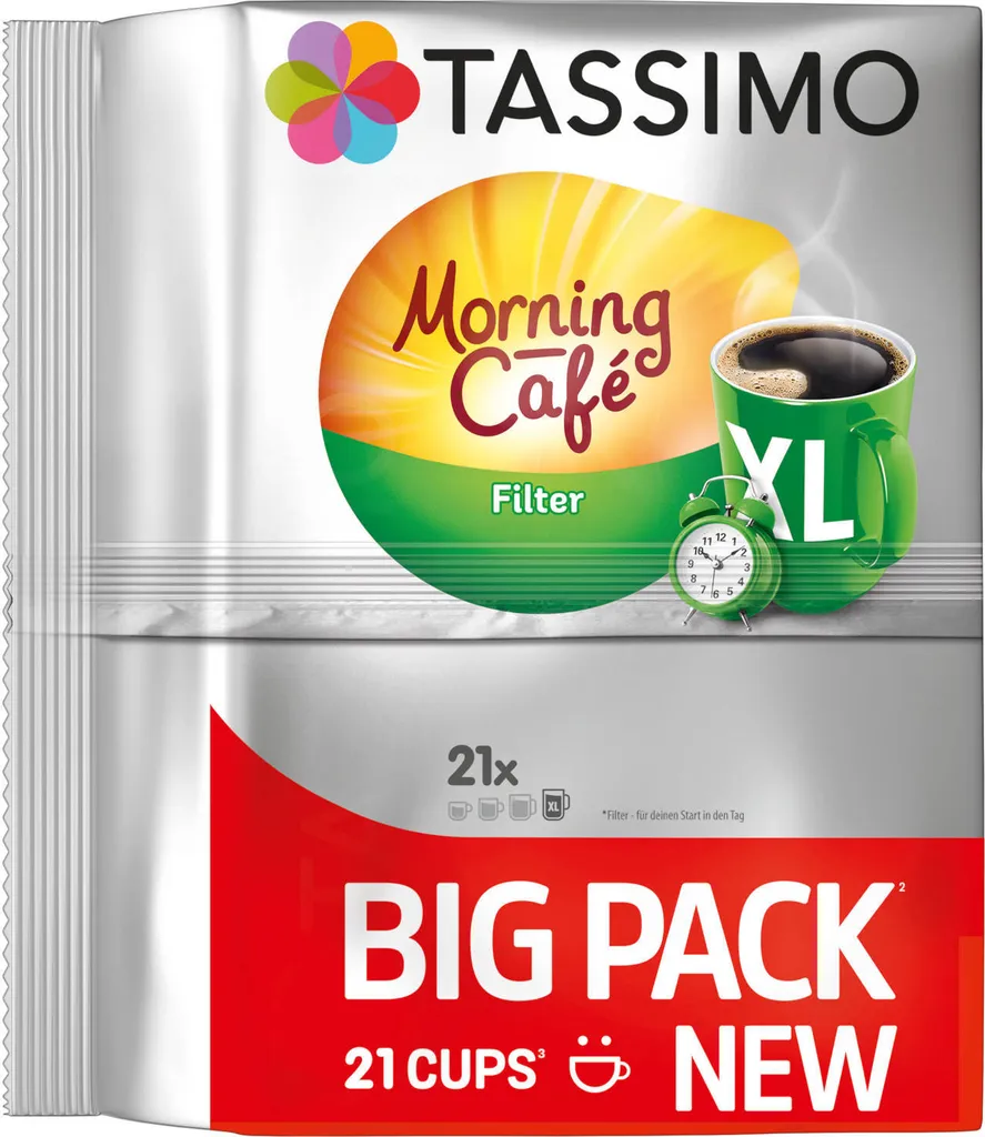 TASSIMO Kapseln Morning Café Filter XL T Discs 5 X 21 Getränke Kaffeekapseln 5 TASSIMO Kapseln Morning Café Filter XL T Discs 5 X 21 Getränke Kaffeekapseln – Bild 5