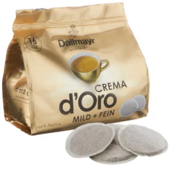 Dallmayr Crema D'Oro Mild & Fein | 16 Kaffeepads 5 Dallmayr Crema D'Oro Mild & Fein | 16 Kaffeepads -Kaffeegenuss Verkaufsgeschäft 1343504b8895c8442f7adf5c162325c9