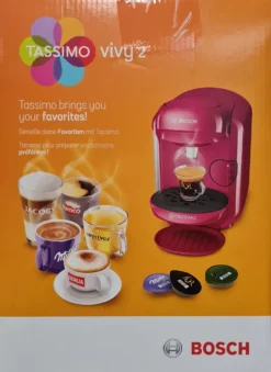 Bosch Tassimo Vivy2 Kapselmaschine TAS1401, Kompaktes Design, Vollautomatisch, Geeignet Für Alle Tassen - Pink 26 Bosch Tassimo Vivy2 Kapselmaschine TAS1401, Kompaktes Design, Vollautomatisch, Geeignet Für Alle Tassen - Pink -Kaffeegenuss Verkaufsgeschäft 1384010da8fdf2a4f34a8f2ab52db2c1