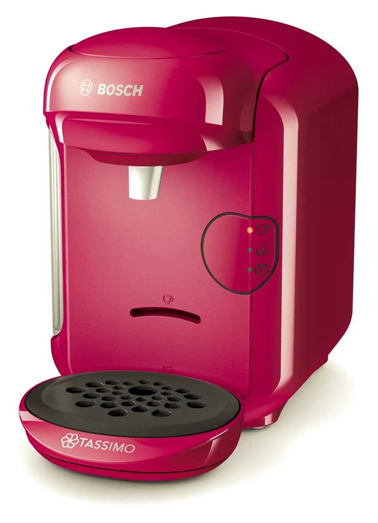 Bosch Tassimo Vivy2 Kapselmaschine TAS1401, Kompaktes Design, Vollautomatisch, Geeignet Für Alle Tassen - Pink 1 Bosch Tassimo Vivy2 Kapselmaschine TAS1401, Kompaktes Design, Vollautomatisch, Geeignet Für Alle Tassen - Pink