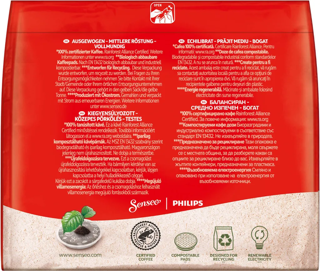 SENSEO Pads Classic Senseopads 10 X 16 Getränke - 160 Pads 5 SENSEO Pads Classic Senseopads 10 X 16 Getränke - 160 Pads – Bild 5