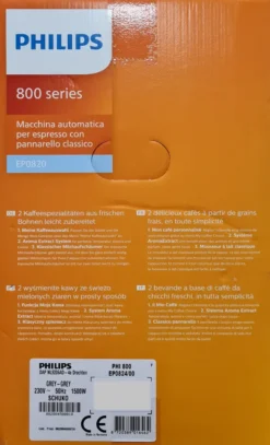 PHILIPS Kaffeevollautomat 800 Series EP0824/00 Mit Automatischer Entkalkung -Kaffeegenuss Verkaufsgeschäft 16addc5fd861d0e170a4a4c8139106e5