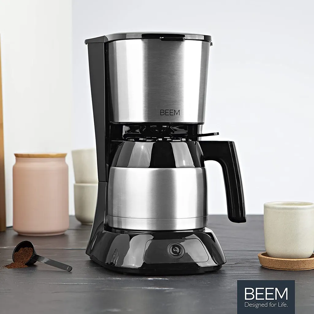 BEEM Filter Kaffeemaschine Thermo Permanentfilter 900W Filterkaffee Edelstahl 12 BEEM Filter Kaffeemaschine Thermo Permanentfilter 900W Filterkaffee Edelstahl – Bild 12