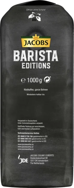 JACOBS Kaffeebohnen Barista Editions Crema Intense 2 X 1kg Ganze Bohnen + 1 Aluminiumdose Im Barista Design 17 JACOBS Kaffeebohnen Barista Editions Crema Intense 2 X 1kg Ganze Bohnen + 1 Aluminiumdose Im Barista Design -Kaffeegenuss Verkaufsgeschäft 17b40410a86ca6c83a14b27537760205