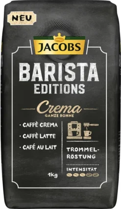 JACOBS Kaffeebohnen Barista Editions Crema 2 X 1 Kg Ganze Bohne + 1 Aluminium Dose Im Barista Design 10 JACOBS Kaffeebohnen Barista Editions Crema 2 X 1 Kg Ganze Bohne + 1 Aluminium Dose Im Barista Design -Kaffeegenuss Verkaufsgeschäft 17e5a5f89902e768472ea516a0a3191b