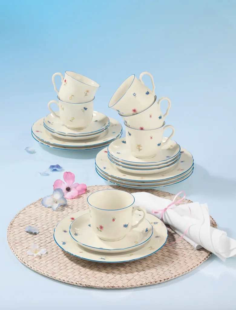 Seltmann Weiden Marie-Luise Streublume Kaffeeset 18-tlg. 2 Seltmann Weiden Marie-Luise Streublume Kaffeeset 18-tlg. – Bild 2