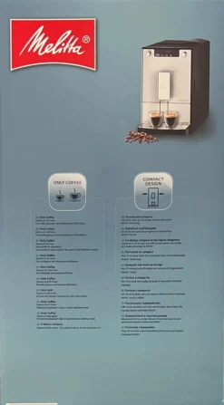 Melitta EspressoLine E950-213 Kaffeevollautomat, Silber/Schwarz -Kaffeegenuss Verkaufsgeschäft 1bbd6c61838d4511a27437701fa847de