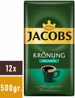 JACOBS Krönung Balance Filterkaffee 12 X 500 G Gemahlener Röstkaffee -Kaffeegenuss Verkaufsgeschäft 1c23b5ad59226354684da1707df833c9