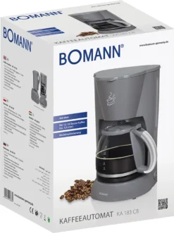 BOMANN Kaffeeautomat KA 183 CB Grau Filter Kaffeemaschine 12–14 Tassen 900W -Kaffeegenuss Verkaufsgeschäft 1c74958af2da1a5d79c657e078b1802f