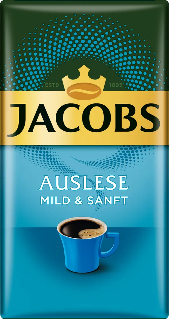 Jacobs Filterkaffee Auslese Mild & Sanft | Gemahlen | 500g 1 Jacobs Filterkaffee Auslese Mild & Sanft | Gemahlen | 500g