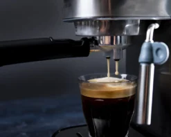 GASTRONOMA 18110001 Espressomaschine Baristo. Siebträgermaschine Mit 15 Bar Druck Und Milchaufschäumer -Kaffeegenuss Verkaufsgeschäft 1e6e5eea791aab0f873a773482335e91