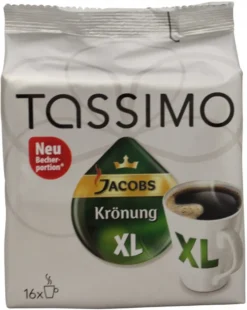Tassimo Jacobs Krönung XL | 16 T Discs, Kaffeekapseln -Kaffeegenuss Verkaufsgeschäft 1f5249f5184ce1ce15ae4a4c41c373d0