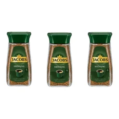 Kaffeegenuss Verkaufsgeschäft 13 JACOBS Löskaffee Krönung 3 X 200g Gläser Löslicher Kaffee - 600g Instantkaffee