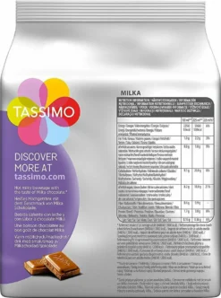 TASSIMO Creamy- Kaffee Paket Jacobs Krönung Crema Milka 5 Packungen 64 Portionen -Kaffeegenuss Verkaufsgeschäft 201bf65172f4d8cfbb97f3965301e22f