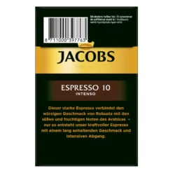 JACOBS Kapseln Espresso Intenso 5 X 40 Nespresso®* Kompatible Kaffeekapseln -Kaffeegenuss Verkaufsgeschäft 211cd9c21037908ffa6427126694d593