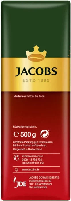 JACOBS Filterkaffee Meisterröstung 6 X 500 G Röstkaffee Gemahlen Pulverkaffee + 1 Becher + 1 Dose -Kaffeegenuss Verkaufsgeschäft 2333e19930ae3fd054ea733728a59e5c 2