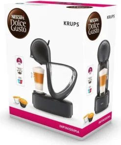 Krups Kapselmaschine KP 173B Nescafe Dolce Gusto Infinissima Cosmic-Grey, Farbe:Cosmic-Grau -Kaffeegenuss Verkaufsgeschäft 2502100b97caf2da40cb2b858c085b51