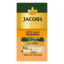 JACOBS 3in1 Typ Caramel Löslicher Kaffee 12er Pack 12 X 10 Getränke Sticks -Kaffeegenuss Verkaufsgeschäft 27cacbdffc17c6ca99937a0caccd79df