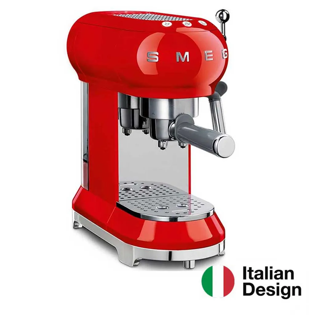 SMEG Espresso Kaffeemaschine Rot ECF01RDEU 10 SMEG Espresso Kaffeemaschine Rot ECF01RDEU – Bild 10
