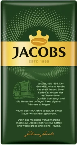JACOBS Krönung Mild Filterkaffee 12 X 500 G Kaffee Gemahlen -Kaffeegenuss Verkaufsgeschäft 296febccd506ad7d8de3d6c1cb143b38 1