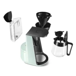 Tchibo Filterkaffeemaschine „Let’s Brew“, Für Bis Zu 10 Tassen Filterkaffee, 1,2L Aroma-Glaskaraffe, Edelstahl-Warmhalteplatte, Tropf-Stopp, Abschaltautomatik, Hellgrün -Kaffeegenuss Verkaufsgeschäft 2b73cfeb8bf3ab2ef49694a0e9604081