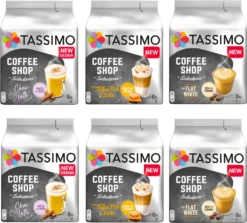 TASSIMO Kapseln Coffee Shop Selections Chai/ Flat White/ Toffee Nut 48 Getränke -Kaffeegenuss Verkaufsgeschäft 2e658031ee65a4b46868ecefccdfb8d3