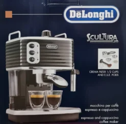 De'Longhi DeLonghi ECZ351BK Scultura Espressomaschine Siebträger Schwarz -Kaffeegenuss Verkaufsgeschäft 2f3e97bc4cd52b14f47483a4c741d8cd