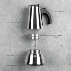 Espresso Maschine Espressoo Kaffee Maschine Coffee Mokkakanne Induktion Beem -Kaffeegenuss Verkaufsgeschäft 2f4cce58ebc1da46325894b6f18903ed