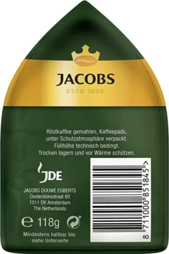 Jacobs Crema Pads Mild | 18 Senseo Kompatible Kaffeepads 118 G 7 Jacobs Crema Pads Mild | 18 Senseo Kompatible Kaffeepads 118 G -Kaffeegenuss Verkaufsgeschäft 2ffd5f1d88e604aeedb8f50fb14227a9