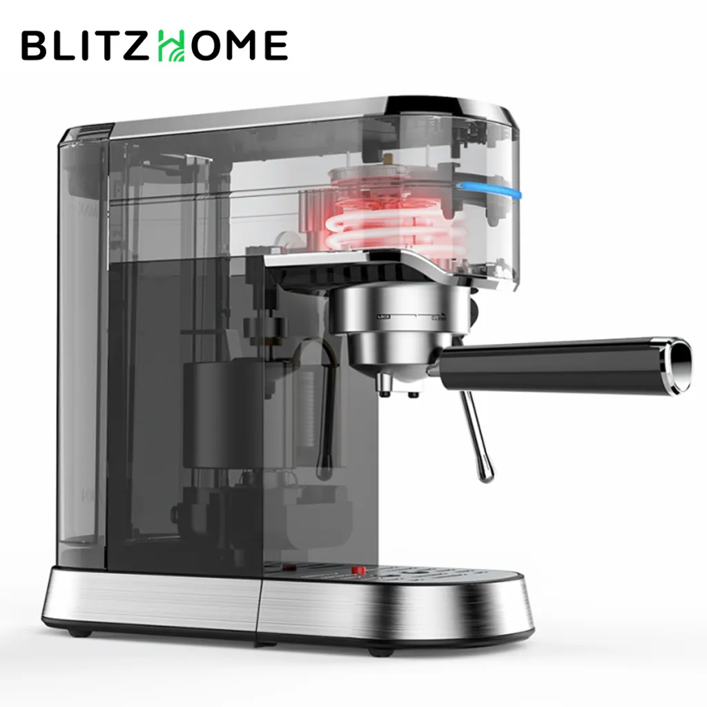 BlitzHome Espresso Maschine Kaffeemaschine Cappuccinomaschine Milchaufschäumer Espressomaschinen 9 BlitzHome Espresso Maschine Kaffeemaschine Cappuccinomaschine Milchaufschäumer Espressomaschinen – Bild 9