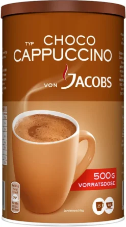 JACOBS Löskaffee Typ Choco Cappuccino 500 G Dose Löslicher Kaffee Mit Kakao -Kaffeegenuss Verkaufsgeschäft 31d9a9b7d6419757fe5f8865c171d599