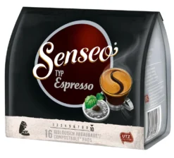 SENSEO Pads Typ Espresso UTZ 5 X 16 Senseopads - 80 Getränke Pads 10 SENSEO Pads Typ Espresso UTZ 5 X 16 Senseopads - 80 Getränke Pads -Kaffeegenuss Verkaufsgeschäft 324c28f7bec77ad2ff0b3bf00dddef94