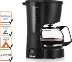 Tristar Kaffeemaschine CM-1246, 600W, 0,6L 17 Tristar Kaffeemaschine CM-1246, 600W, 0,6L -Kaffeegenuss Verkaufsgeschäft 334e1436c254845fa259279168e83899